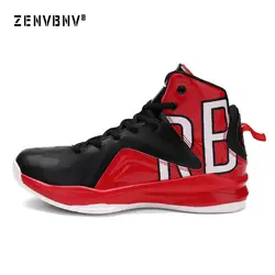 Zenvbnv Брендовые мужские дышащие ботинки баскетбола открытый высокой верхней сетки воздуха кроссовки Ultra Boost Jordan ботильоны обувь 39- 46