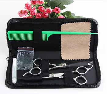 

Pet Grooming Scissors Set Dog Cat Shearing Artifact Shaving Hair Trimming Shears Teeth Combing Haircut Professional Beauty Tools