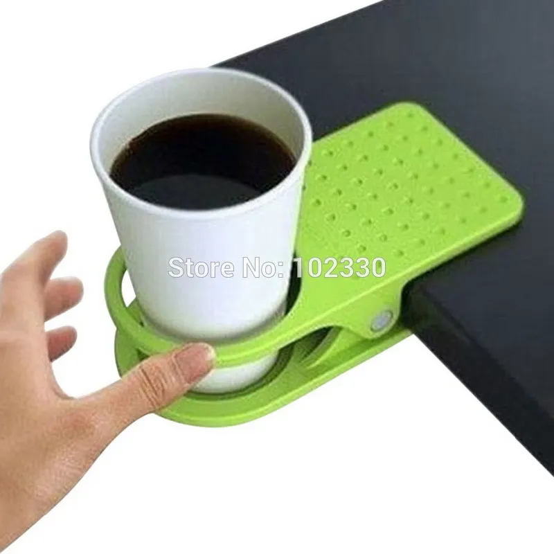 Table Glass Water Cups Clip Drinklip Cup Holder Glass Holder Mug Office