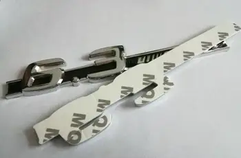 

2Pcs Car Stickers JDM Style Metal New Car Chrome Badge Emblem For 6.3 AMG Logo AMG Stickers For Mercedes Benz S63 E63 CL63 C63