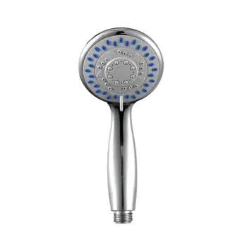 

Silver Color Chrome Shower Head With 3 Mode Function Spray Anti-limescale Universal Handheld Bathroom Water Saving Accessory