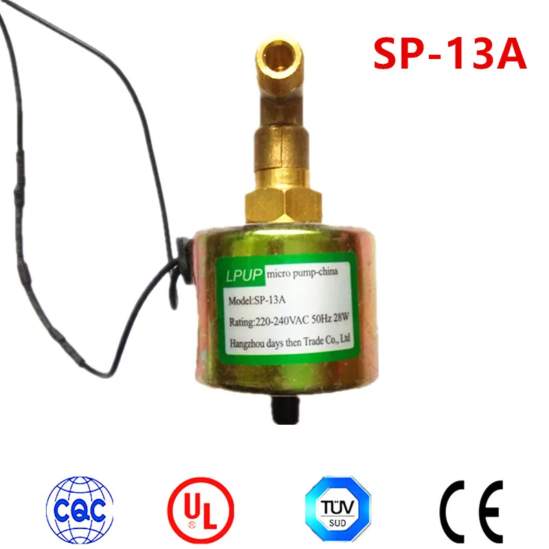 

Steam Cleaner High Temperature High Voltage Electromagnetic Pump Model SP-13A Voltage 220-240VAC 50Hz Power 28W
