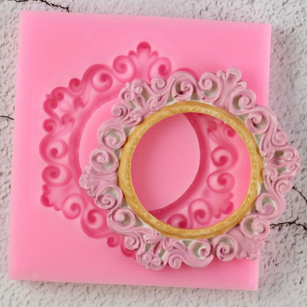 

Sugarcraft Frame Silicone Mold Fondant Mold Cake Decorating Tools Chocolate Gumpaste Mold