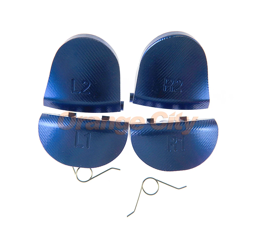 10 комплектов Цветной алюминиевый сплав металла L1 R1 L2 R2 пусковых кнопок с пружиной