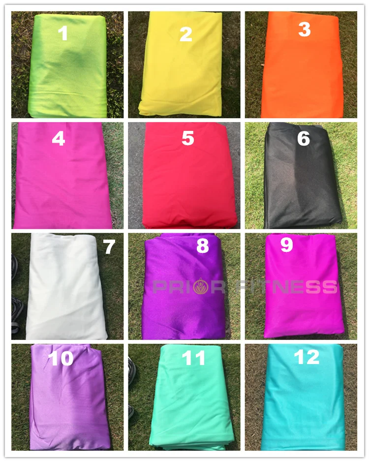 Prior Fitness Top Quality Nylon Tricot Yoga Hammock Fabric 4Mx2.8M Anti Gravity Aerial Yoga Hammock Silks -Quality Guarantee (24)