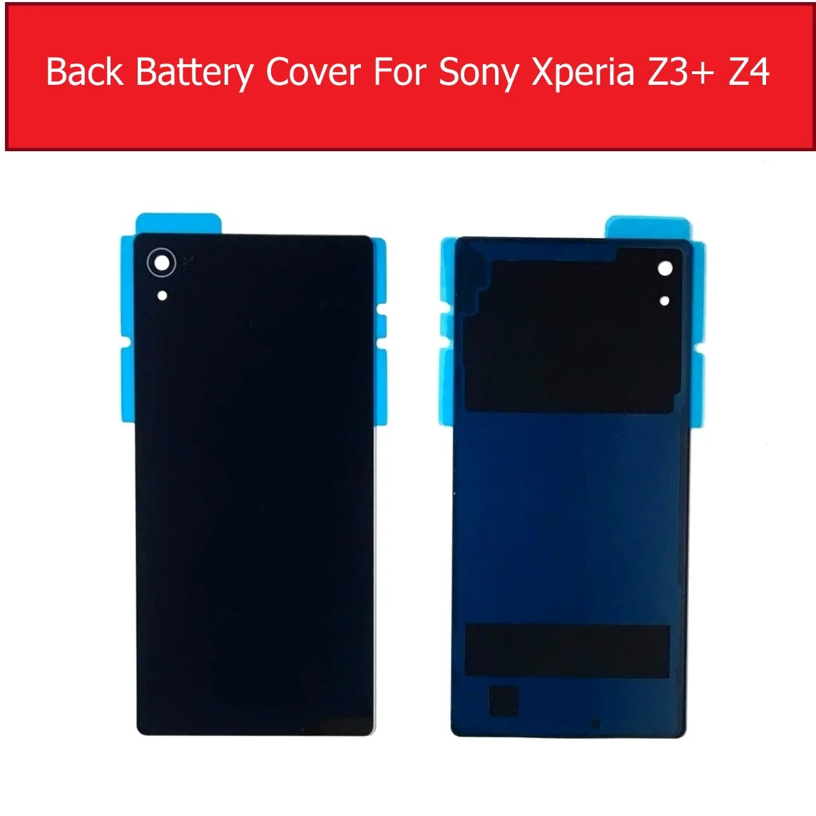 Задняя крышка батарейного отсека для sony Xperia Z4 Z3+/Z3 Plus E6553 E6533 SO-03G Задняя стеклянная крышка чехол+ 1 пленка бесплатно