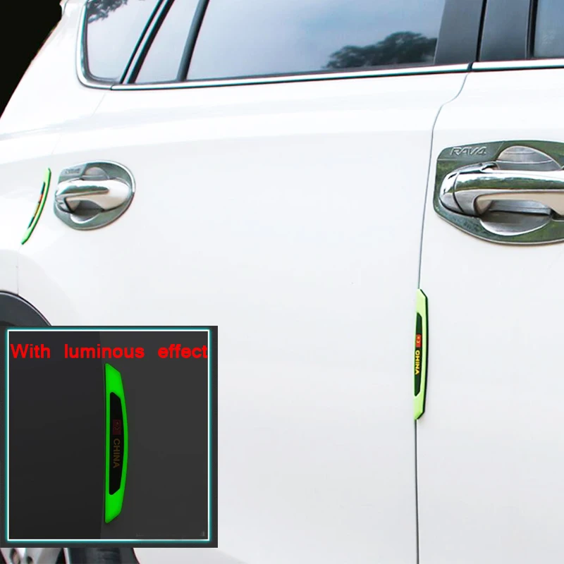 

6P Car Door Protector Strip Sticker Thickened Guard Edge Corner Protector Body Door Side wheel Eyebrow Rearview Mirror Universal