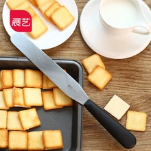 420 кремовый нож из нержавеющей стали, нож для выскабливания торта, домашний кухонный инструмент для выпечки, десертные декораторы CT17