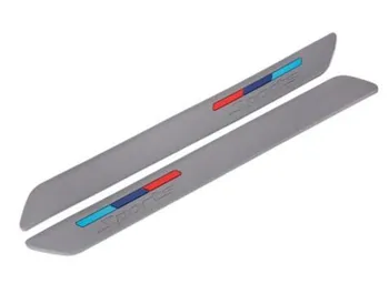 

Qirun Car body door plate strips protection for honda accord jazz 2018 front and rear anti-scratch silicone bumper strip