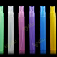 20 шт портативный распылитель пластиковый флакон для духов спрей бутылка для макияжа пустой 5/10 мл