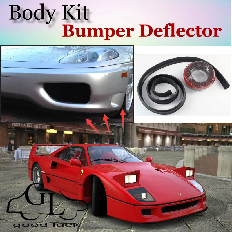 rendering sjæl Fremragende Bumper Lip Deflector Lips For Ferrari F40 Front Spoiler Skirt For Topgear  Fans Car Tuning View / Body Kit / Strip - Spoilers & Wings - AliExpress