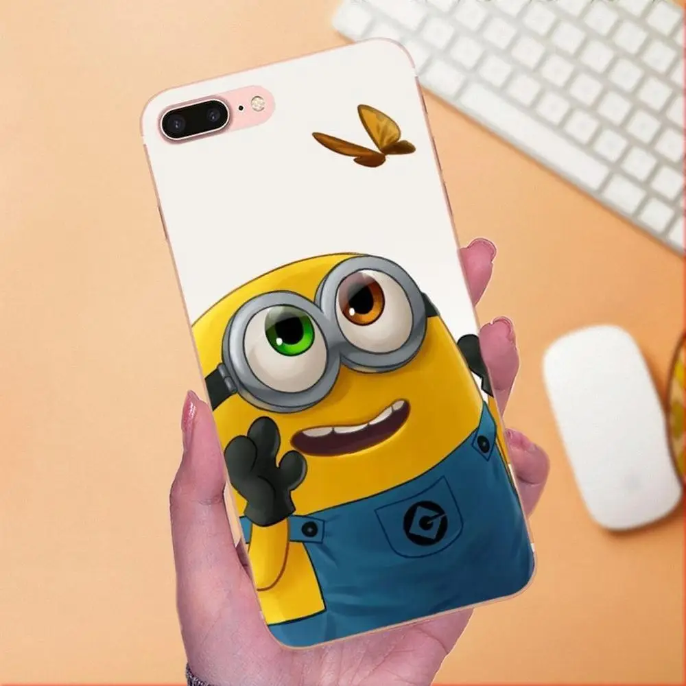 Красочные стильные модные Миньоны мой Единорог Агнес стиль для Apple iPhone 4 4S 5 5C 5S SE 6