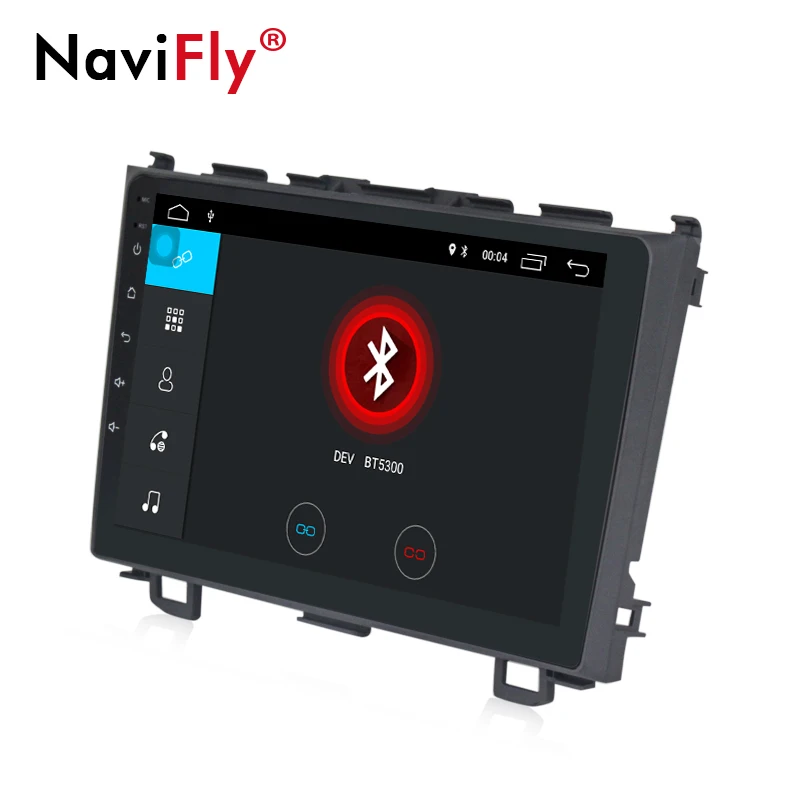 Perfect NaviFly Android 8.1 car multimedia player for Honda CRV CR-V 2007-2011 autoradio gps Video audio stereo player WIFI BT RDS 1080P 3