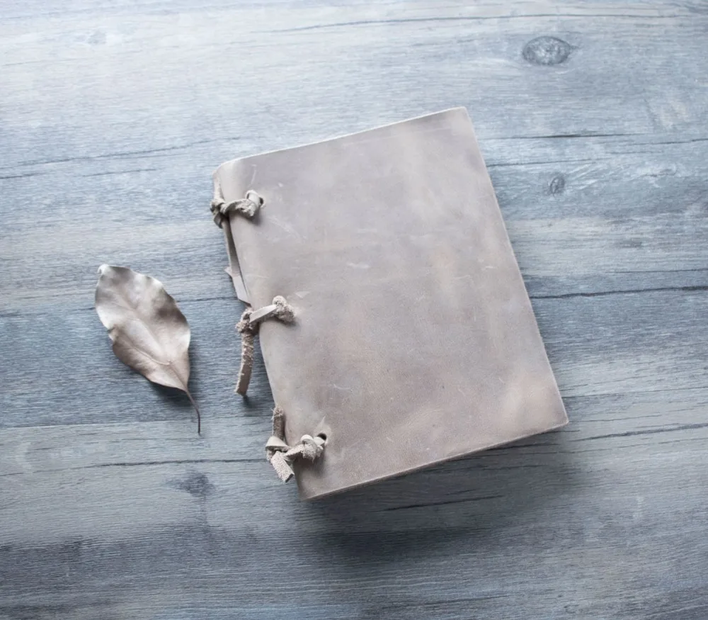 

Handmade first layer of cowhide vintage 3 loose leaf notebook genuine leather diary oil for palm journal planner school supply