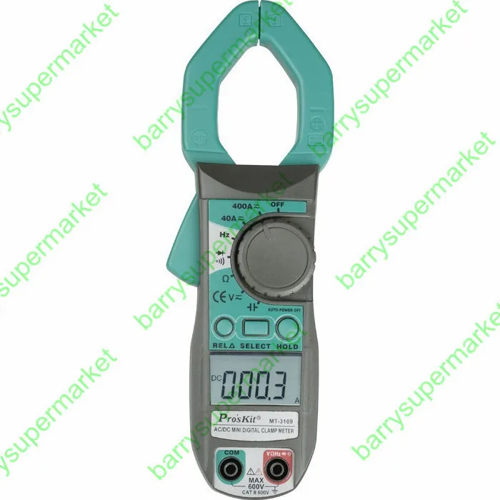 

Brand ProsKit MT-3109 AC DC Digital Clamp Multimeter AC/DC Current, Frequency, Capacitance Measurement
