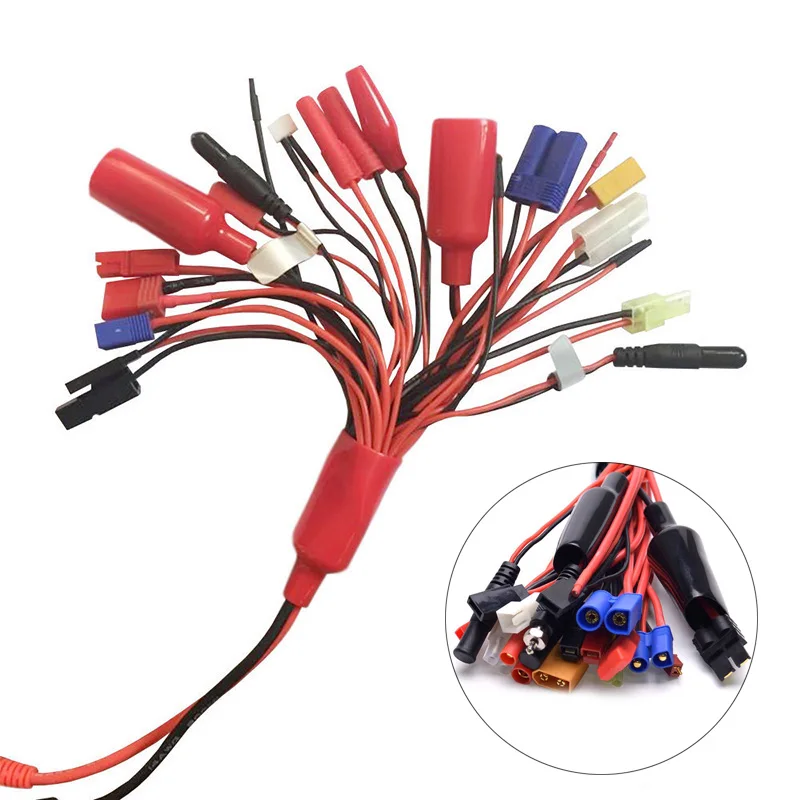 

19in1 RC Power Charging Charge Adapter W/ Multi Plug Connectors Lead Cable Wire