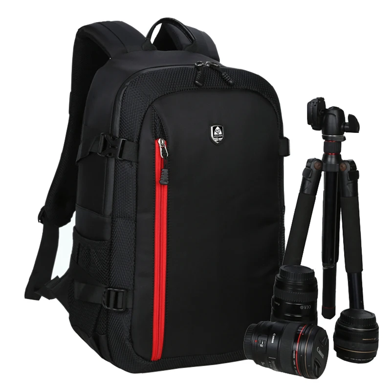 

High Large Capacity Waterproof Photography Camera Backpack DSLR Camera Bag Camera Photo Bag For Nikon Canon Sony with Rain Cover