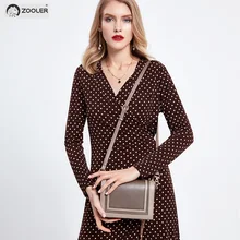 ZOOLER, натуральная кожа, сумка на плечо, роскошные сумки, женские сумки, дизайнерская маленькая сумка, модные женские сумки, высокое качество, женские YJ208