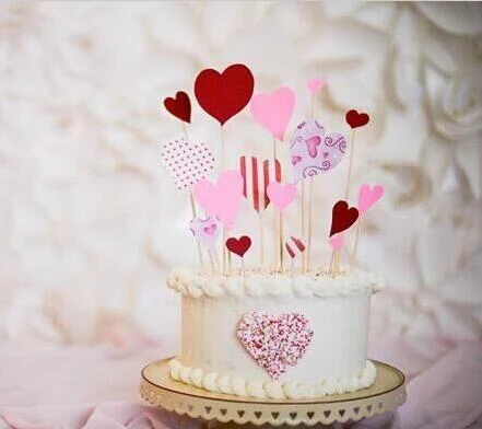 5sets Lot Free Shipping Diy Heart Shaped Love Wedding Cake Topper Party Cake Decor Stct 079 Decorative Decorative Decor Diydecorative Cake Toppers Aliexpress