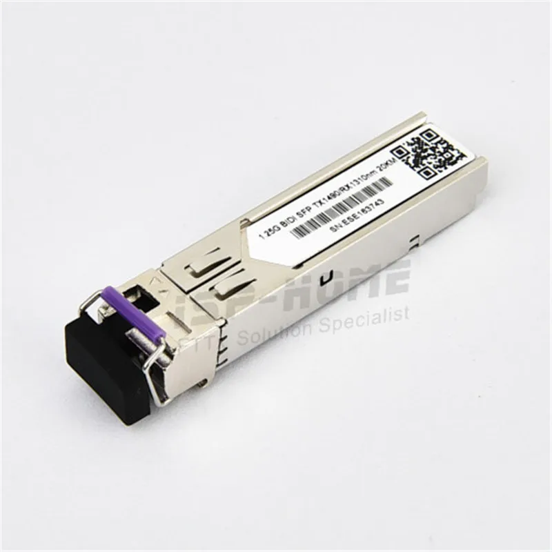 Бесплатная доставка совместимый 1000BASE-BX Двунаправленный SFP 1490nm-TX/1310nm-RX 20 км LC Simplex