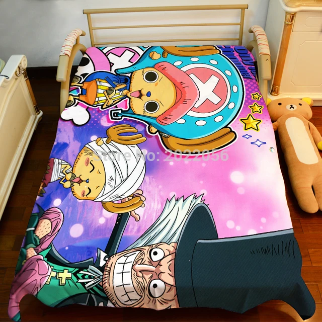 Anime Manga One Piece Bed Sheet 150*200cm Bedsheet 008in Sheet from