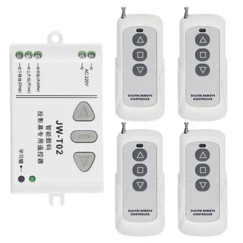 

500m High Power AC 220V Motor RF Wireless Remote Control Switch System,UP DOWN Motor Reverse Screen Wall Controller