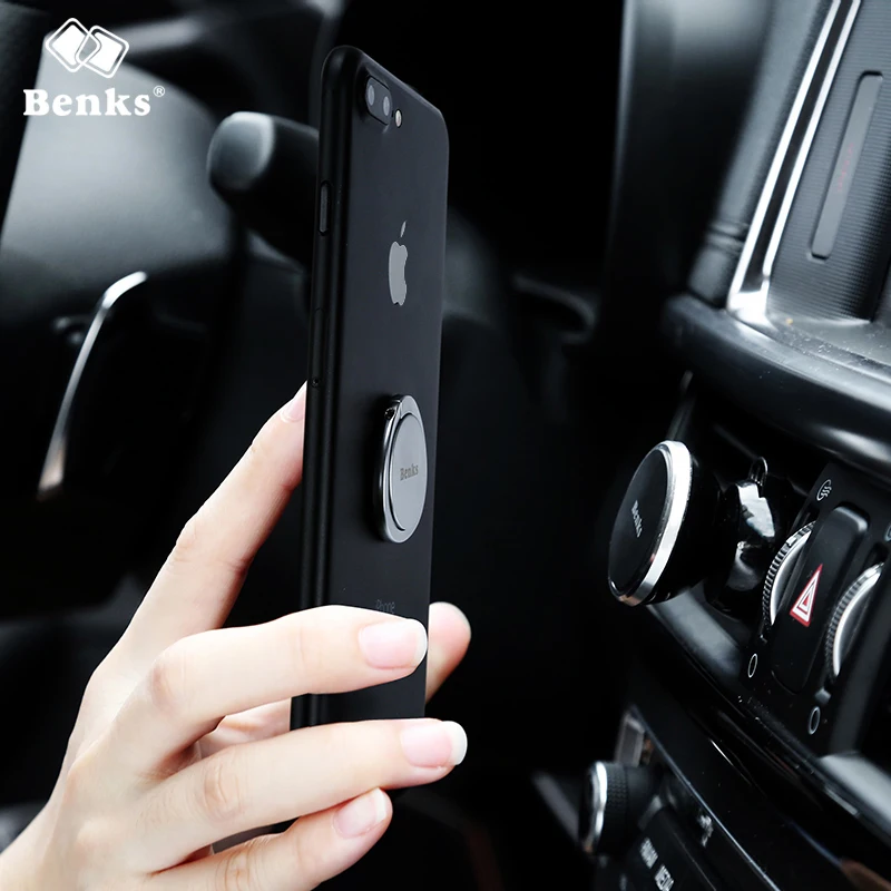 Benks Universal 360 Degree Metal Finger Ring Holder For Samsung Galaxy S8 S9 Plus Xiaomi Mi6 Phone Stand Holder For iPhone X 8 7 Benks Universal 360 Degree Metal Finger Ring Holder For Samsung Galaxy S8 S9 Plus Xiaomi Mi6 Phone Stand Holder For iPhone X 8 7