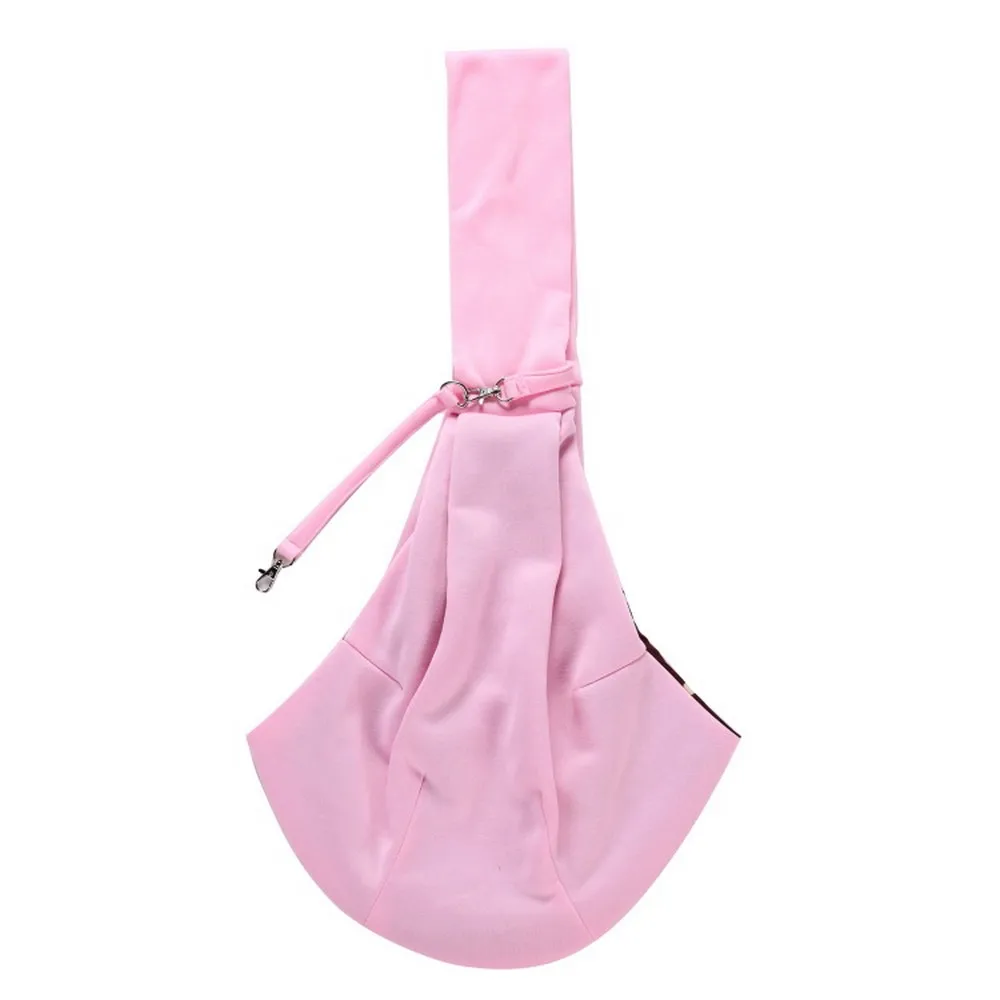 Слинг для домашних животных, собак, кошек, щенков, маленькая переноска для животных с рисунком конфет, хлопок, сумка на плечо для домашних животных, сумка для переноски щенков - Цвет: Pink
