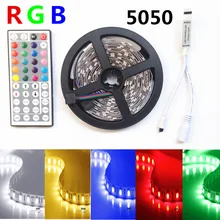 5M 10M IP65 waterproof rgb led strip light 5050 smd flexible led strip dc12V 150led 5M