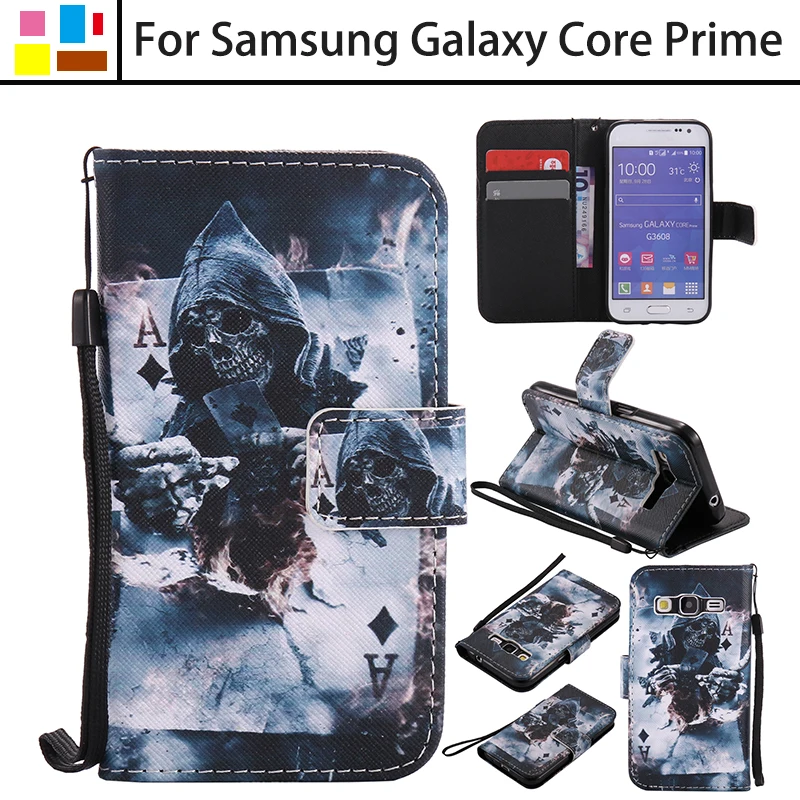 Для samsung Galaxy Core Prime G360F G360H G360H/DS G361F SM-G360H/DS SM-G360F SM-G360H SM-G361F кожаный чехол-портмоне с откидной крышкой чехол для телефона