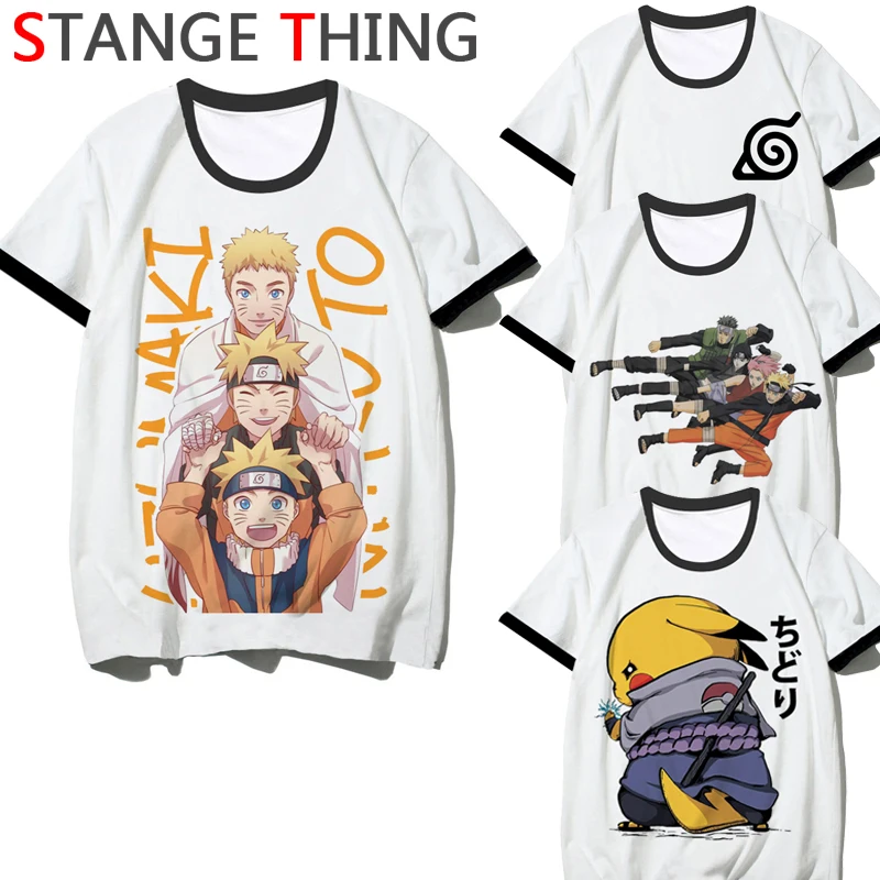 

Anime NARUTO Akatsuki Harajuku T Shirt for Men/women Summer Fashion Cartoon T-shirt Casual Tshirt Funny Top Tees Male/female
