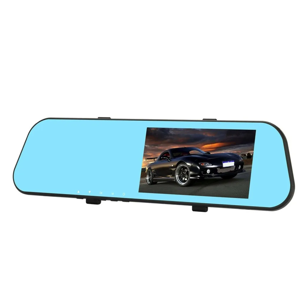 

Newest5 Inch Touch Screen Car DVR Dual Lens Camera Rearview Mirror Video Recorder Dash Cam Auto Camera Portable Recorder