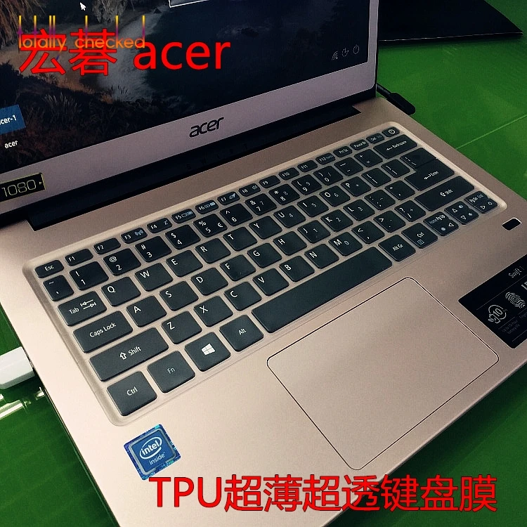 Защитный чехол для Acer Aspire Swift 3 14 дюймов прозрачный с клавиатурой swift3 SF314 54 52 S13