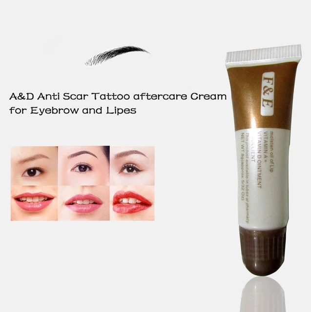 10PCS Tattoo Nursing Ointment Vitamin A + D OINTMENT emollient Anti Scar Eyebrow Lipliner Tattoo