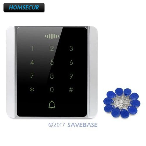 

Waterproof Touch Keypad 125Khz RFID Proximity Reader Access Control+10* Keyfobs