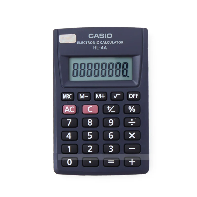 HL-4A البسيطة حاسبة بطاقة جيب الطلاب استخدام المحمولة 8 بت صغيرة حساب حساب المالية حاسبة Calculadoras