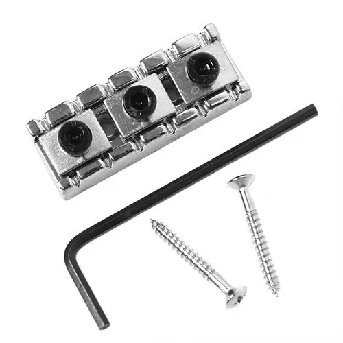 

The electric guitar neck Double wave electric guitar string lock the neck Lock string string pillow Guitar piano 43 mm silver