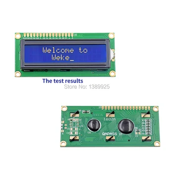 

Free Shipping 10pcs/Lot New LCD 1602 LCD1602 5V 16x2 Character LCD Display Module Controller blue blacklight
