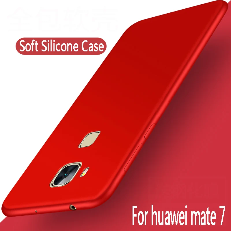 

For huawei mate 7 case silicone soft luxury fundas protection mobile phone shell For huawei Ascend mate 7 Cover case Tpu back 6"