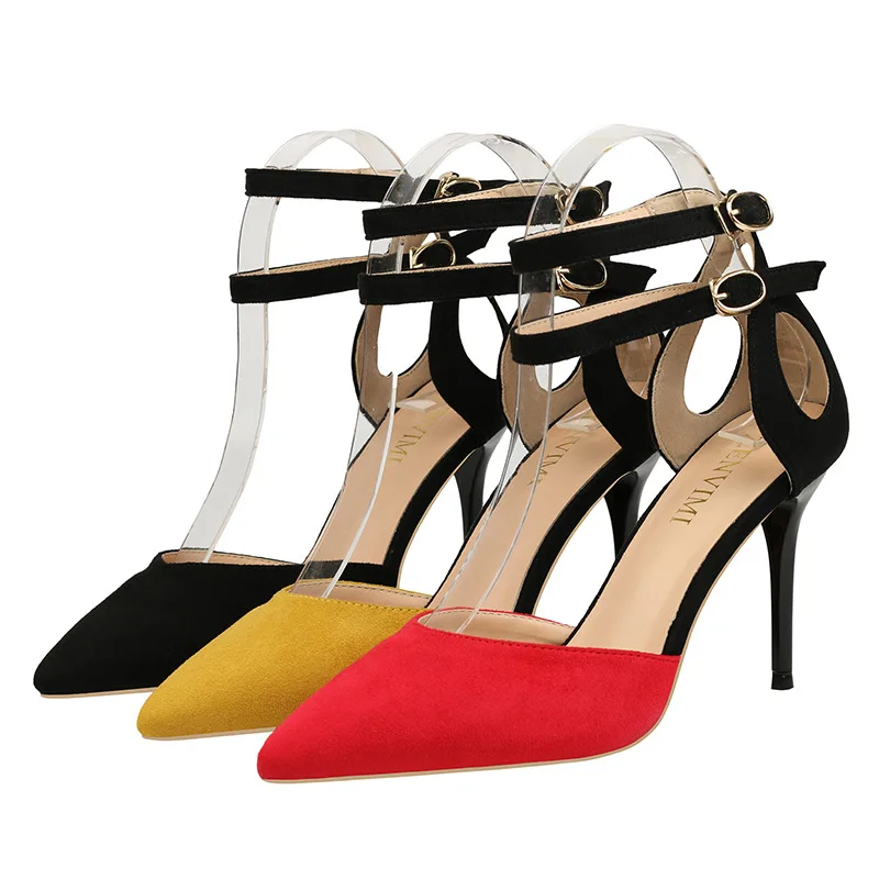 

Exquisite new 2019 summer ladies high heel sandals with sexy fashion cats and women's shoes