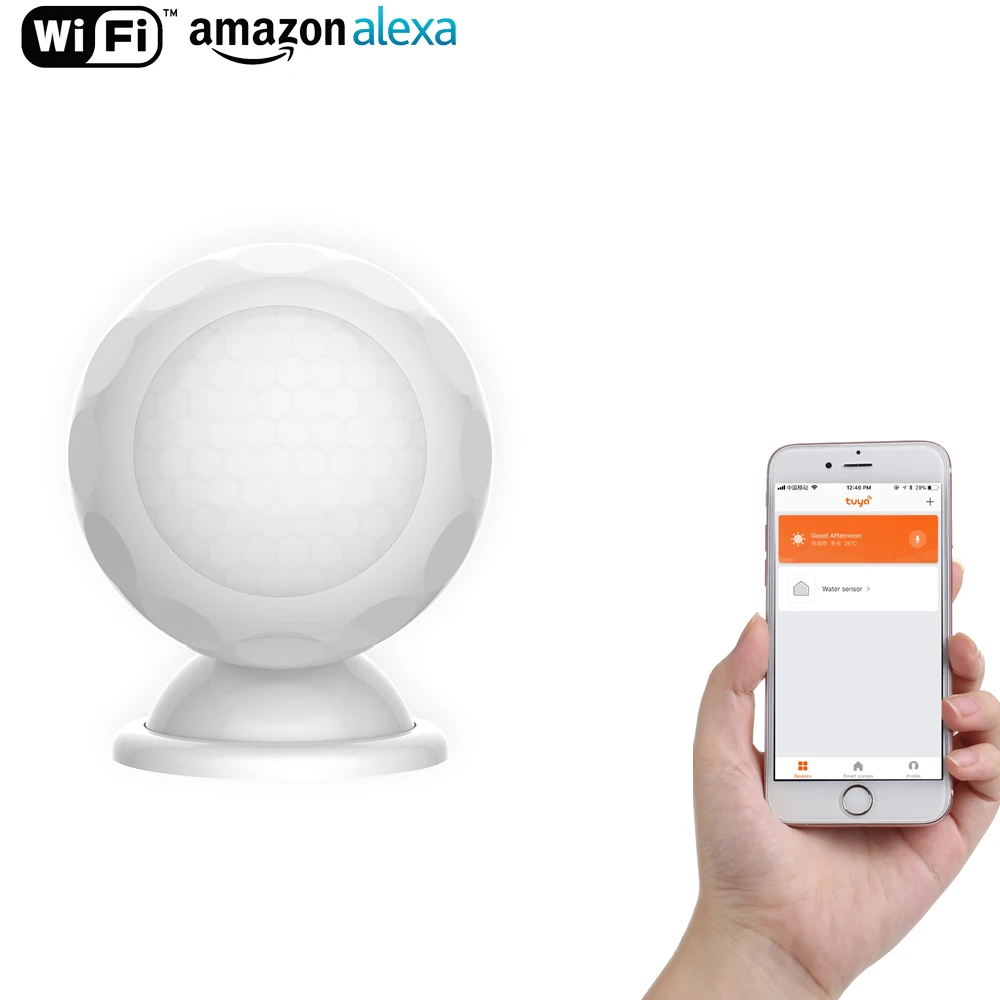 

NEO COOLCAM Smart WiFi PIR Motion Sensor,Smart Home Automation Sensor,No Expensive Hub Required, Simple Plug & Play