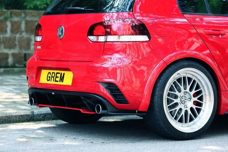 FRP стекловолокно комплект крыла 8 шт. подходит для 2009-2012 Golf MK6 GT R20 RZ RAZOR style Fender Flares