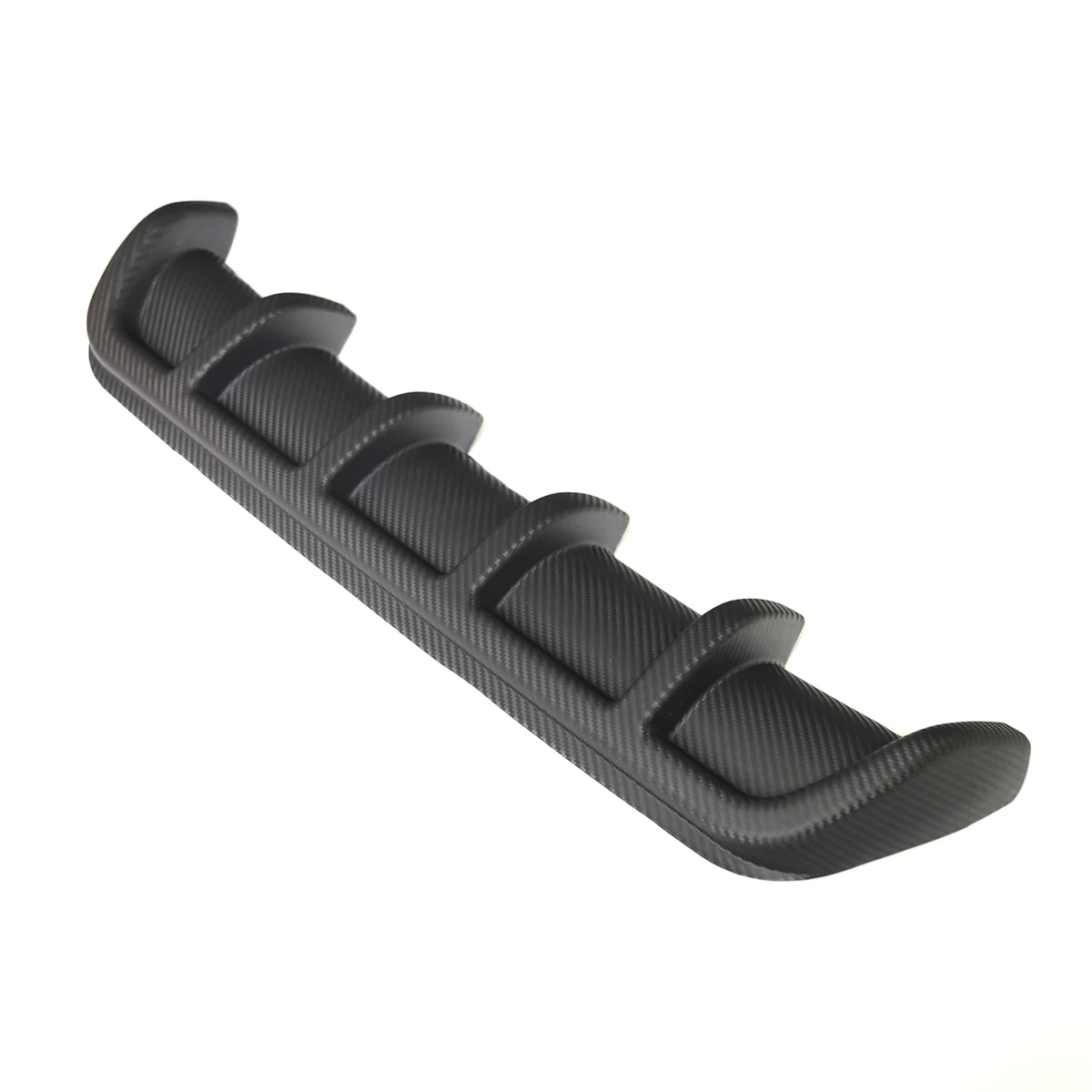 Car Rear Shark Fin Curved Bumper Lip Diffuser for Mercedes Benz W211 W203 W204 W210 W124 AMG W202 CLA W212 W220 CLK63 R F700