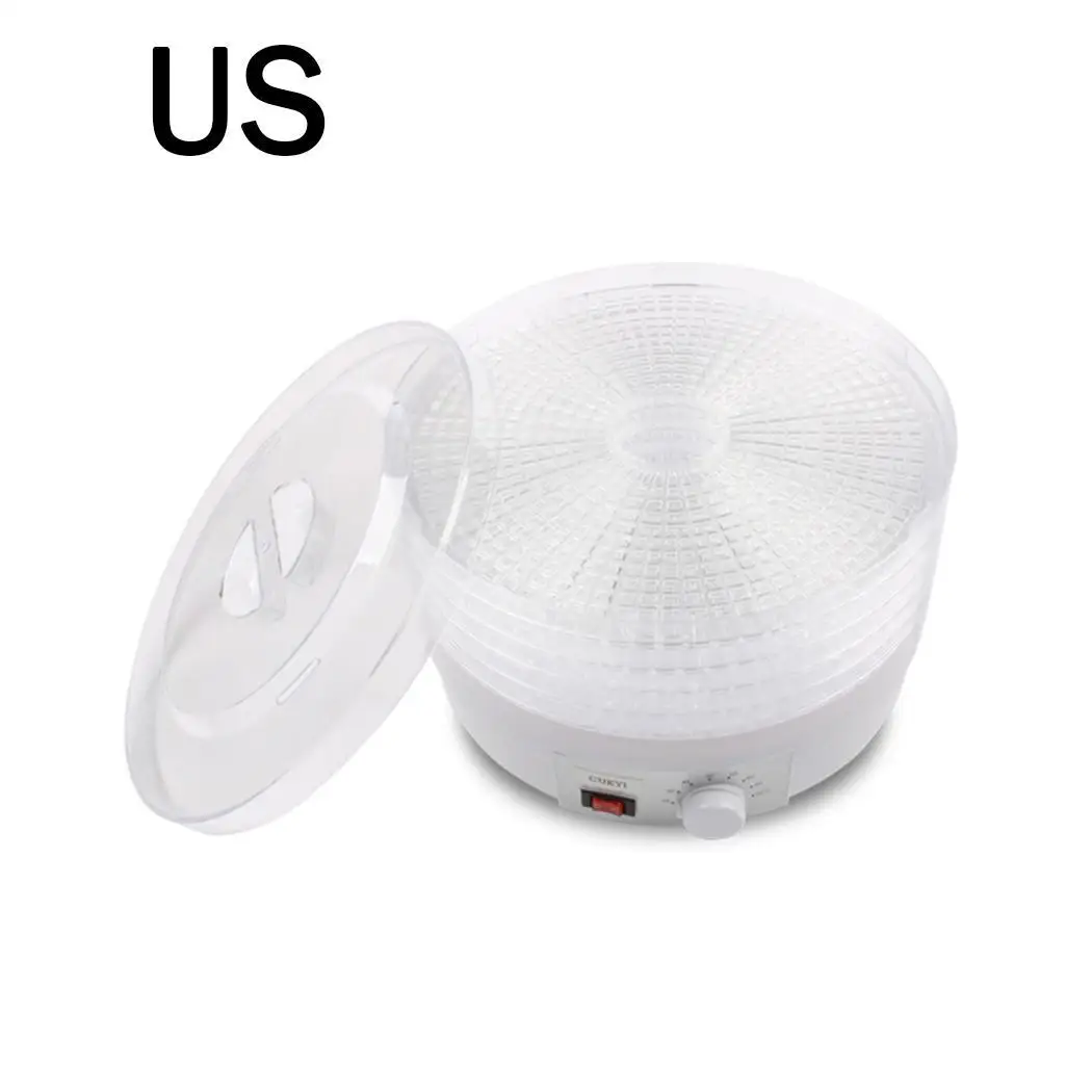 

Household Small Fruit Dryer Fruit Vegetable Appliances Food Dehydration Adjustable 5 Trays Layer Drying Machine