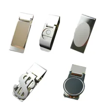 Высокое качество нержавеющая сталь/Серебро тонкий карманные деньги ID Кредитная карта доллар держатель маленький мини волшебный зажим для денег