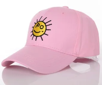 Женская бейсбольная кепка с солнцезащитным узором Snapback cap s Мужская кепка с пустыми костями Gorras шапки для женщин и мужчин - Цвет: Розовый