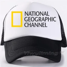 Новинка, летние кепки для водителя грузовика, National Geographic, крутые Летние черные бейсболки для взрослых, крутые сетчатые кепки для водителя грузовика, шапка для мужчин, регулируемая