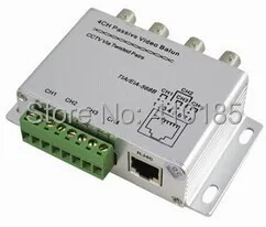 4CH пассивный видео трансивер видеонаблюдения balun|cctv portable|cctv balun powercctv cat5 |