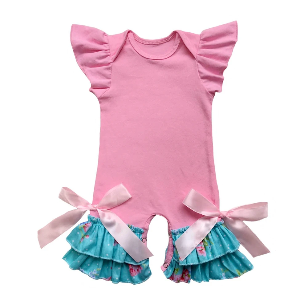 Американская патриотическая Одежда для младенцев Одежда для новорожденных в 4 июля детское платье комбинезон с рукавами-крылышками Капри Комбинезон для младенцев