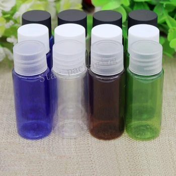 

100PCS 15ml Empty Plastic Perfume Transparent Bottles Cosmetic Lotion Bottles Screw Cover Sample Bottle